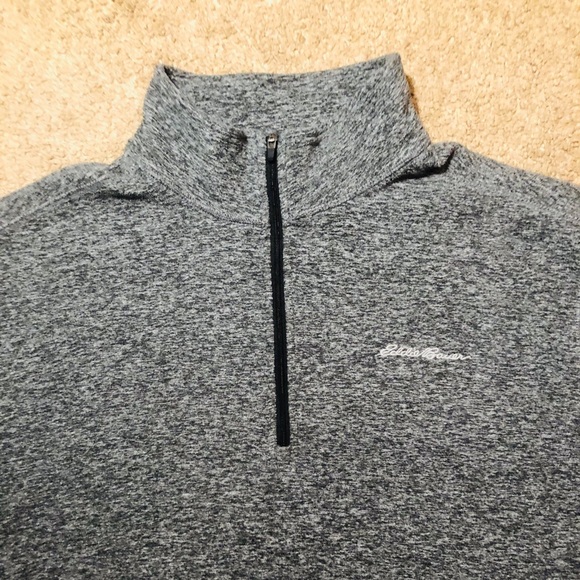 Eddie Bauer Fleece Quarter Zip Sweater - Picture 3 of 7